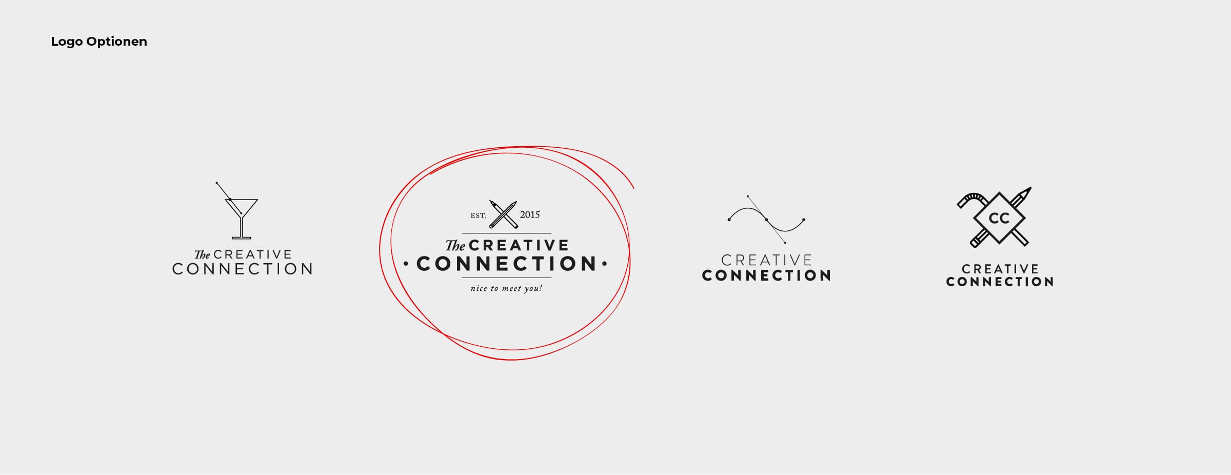 Adobe Creative Connection Logo Optionen